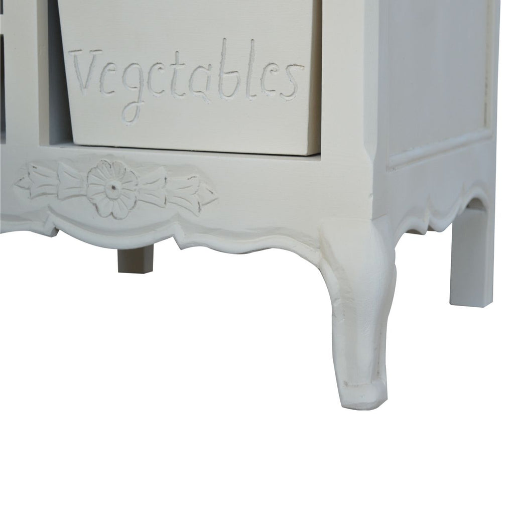 French Style Cream Cabinet