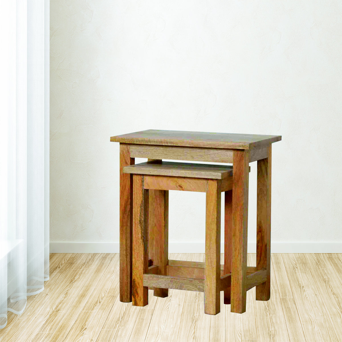 Country Style Stool Set of 2