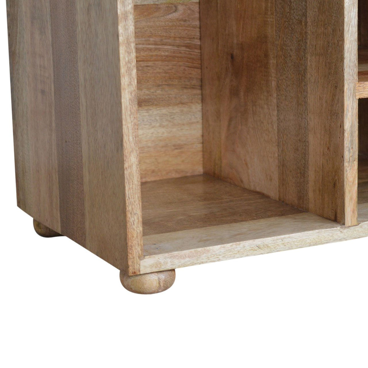 Multi Tweed Open Shoe Storage Bench