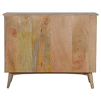 Oak-Tone Solid Wood 8 Drawer Chest