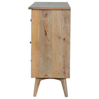 Oak-Tone Solid Wood 8 Drawer Chest