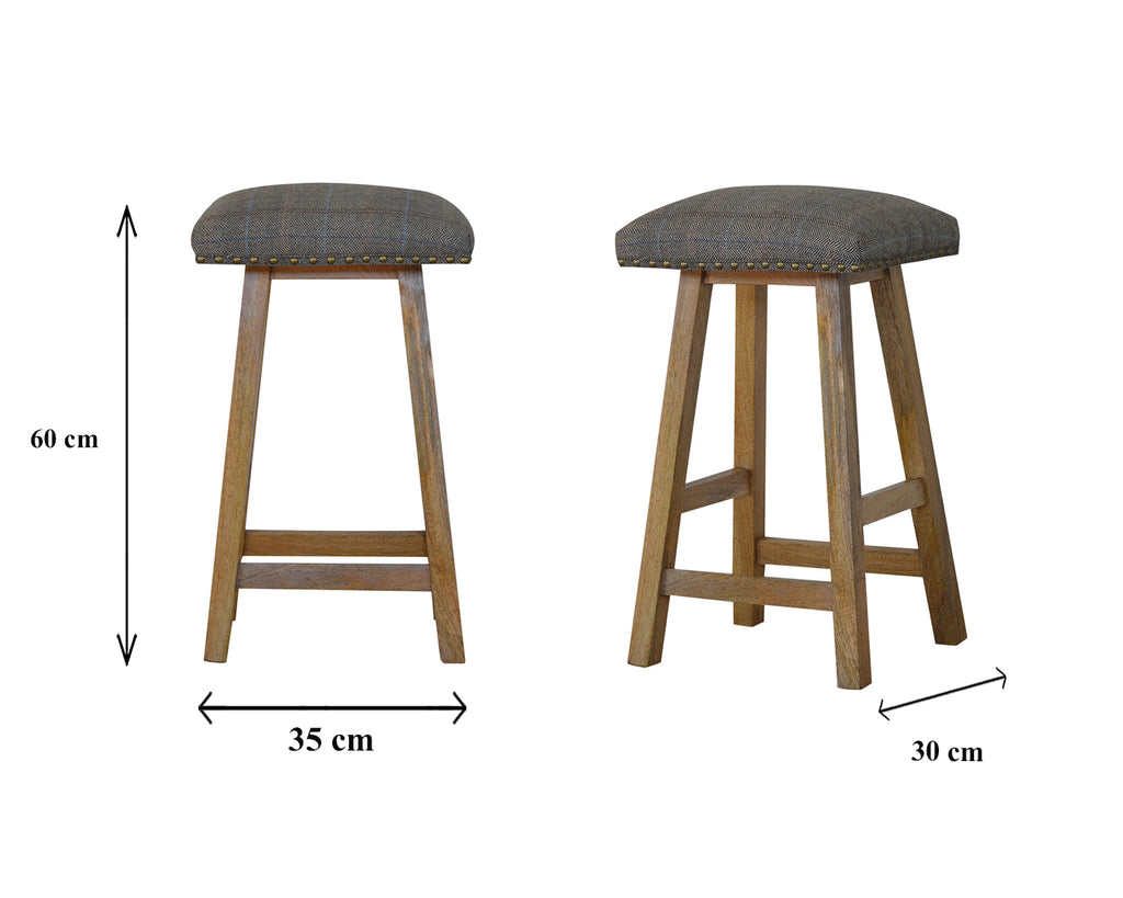 Multi Tweed Bar Stool