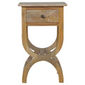 Oak-Tone Serpentine Bedside