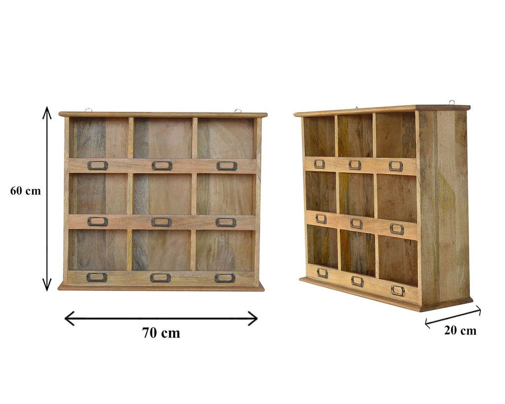 Floating Storage Unit with 9 Slots