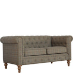 Multi Tweed 2 Seat Chesterfield