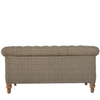 Multi Tweed 2 Seat Chesterfield