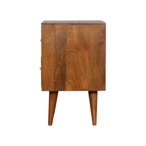 Assorted Chestnut Bedside Table