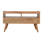 White Marble Top Media Unit