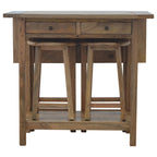 Breakfast Table with 2 Stools