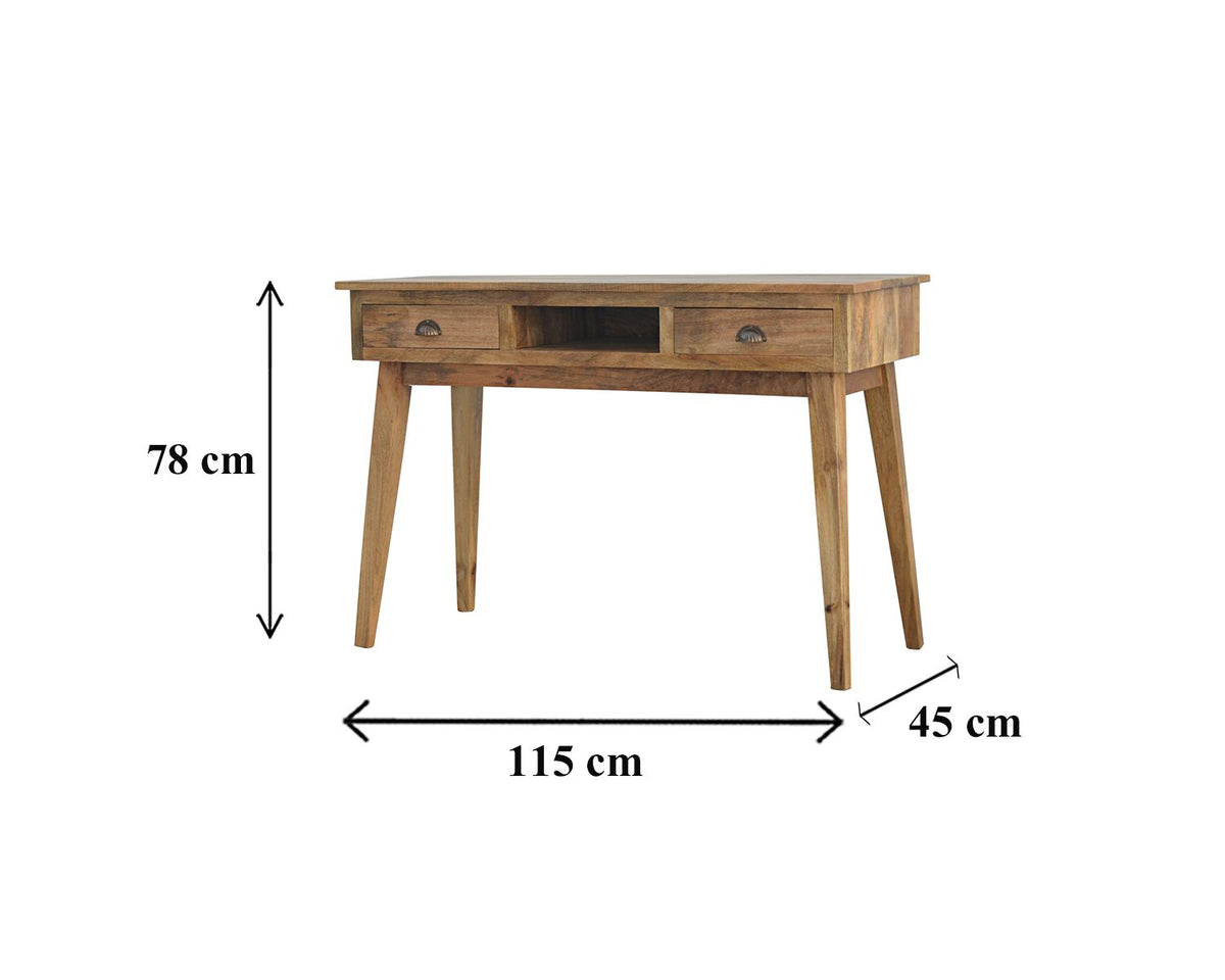 2 Drawer Shell Writing Desk
