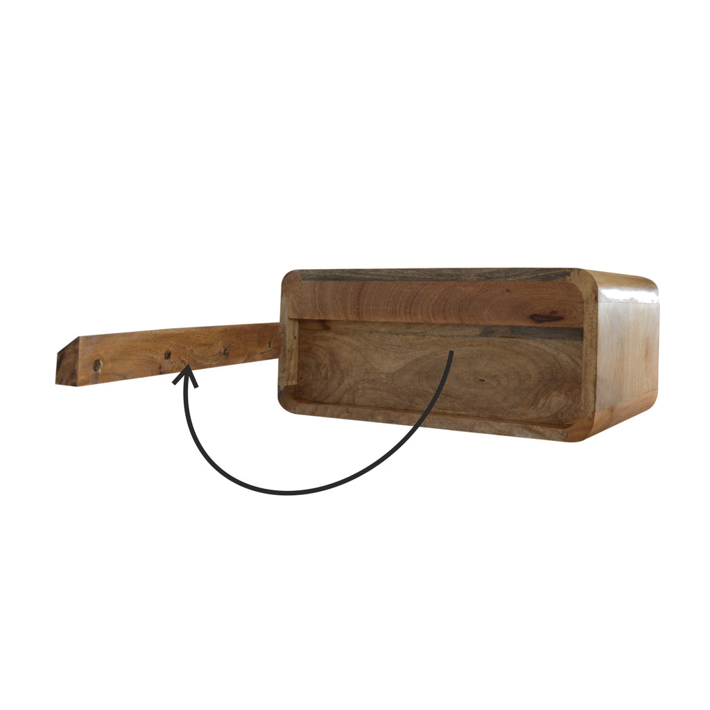 Wall Mounted Open Bedside
