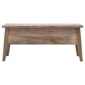 Solid Wood Lid-Up Storage Bench