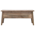 Solid Wood Lid-Up Storage Bench
