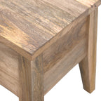 Solid Wood Lid-Up Storage Bench