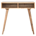 Oak-Tone Open Shelf Writing Desk