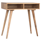 Oak-Tone Open Shelf Writing Desk