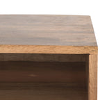 Oak-Tone Open Shelf Writing Desk