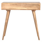 Oak-Tone Open Shelf Writing Desk