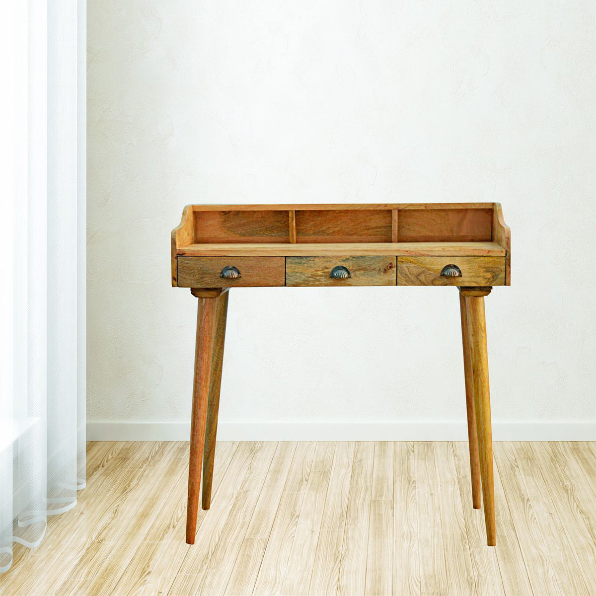 Gallery Back Shell Writing Desk