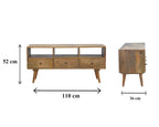 Nordic Style TV Unit with 3 Drawers