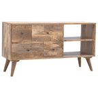 Oak-Tone Multi Drawer Media Unit