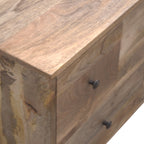 Oak-Tone Multi Drawer Media Unit