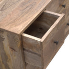 Oak-Tone Multi Drawer Media Unit