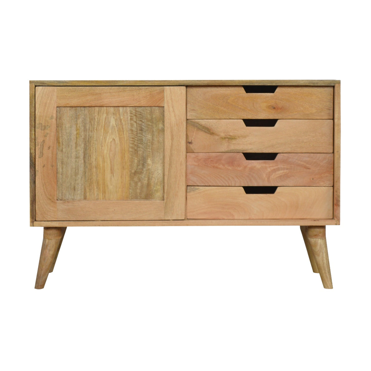 Grey Gradient Sliding Sideboard