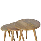 Oak-Tone Nordic Nesting Stools