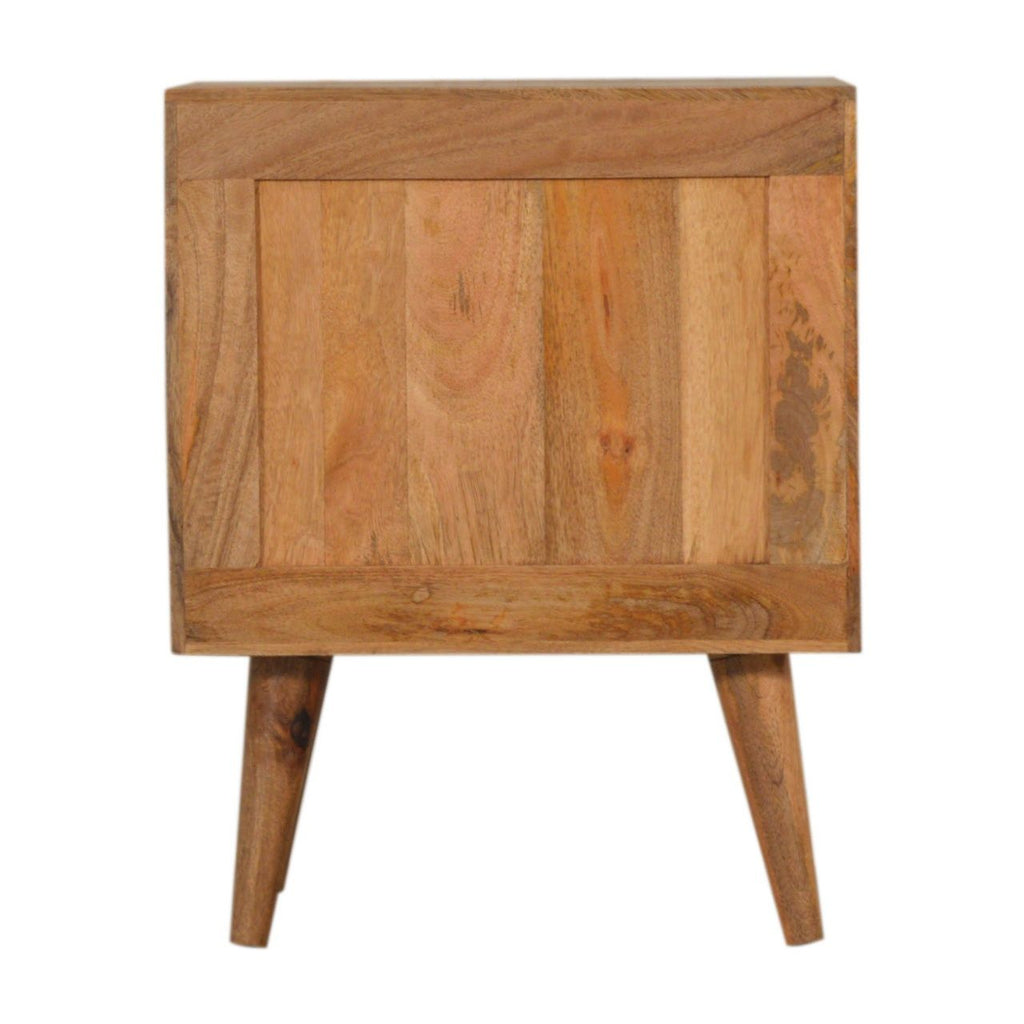 Navy Multi 3 Drawer Bedside