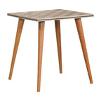 Checkered End Table