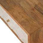 Milan White Console Table