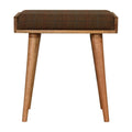 Multi Tweed Tray Style Footstool