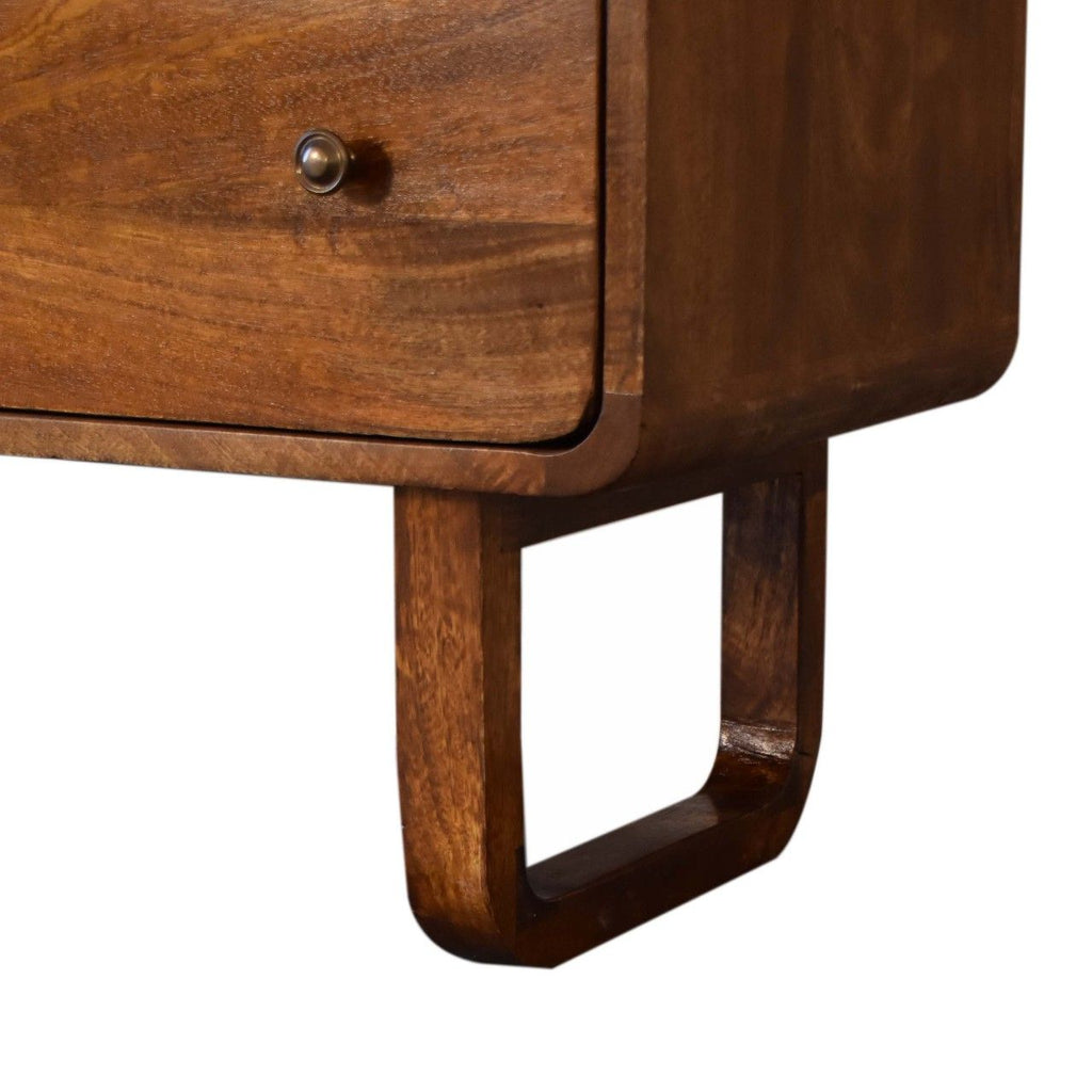 U-Curved Chestnut Chest