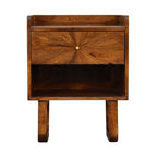 U-Chestnut Sunrise Open Bedside