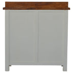 Country Two Tone Kitchen Cabinet