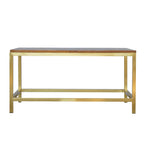 Rectangle Gold Coffee Table