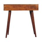 Chestnut Pineapple Console Table