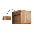 Mini Curve Oak-Tone Floating Bedside