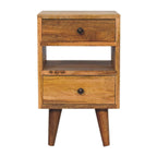 Mini Classic Multi Oak-Tone Bedside