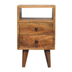 Mini Oak-Tone Classic Open Bedside