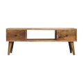 Classic Oak-Tone Coffee Table