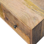 Classic Oak-Tone Coffee Table