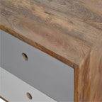 Two Tone Hand Painted Bedside