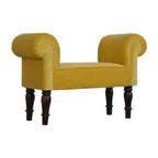 Bouclé Cream Bench