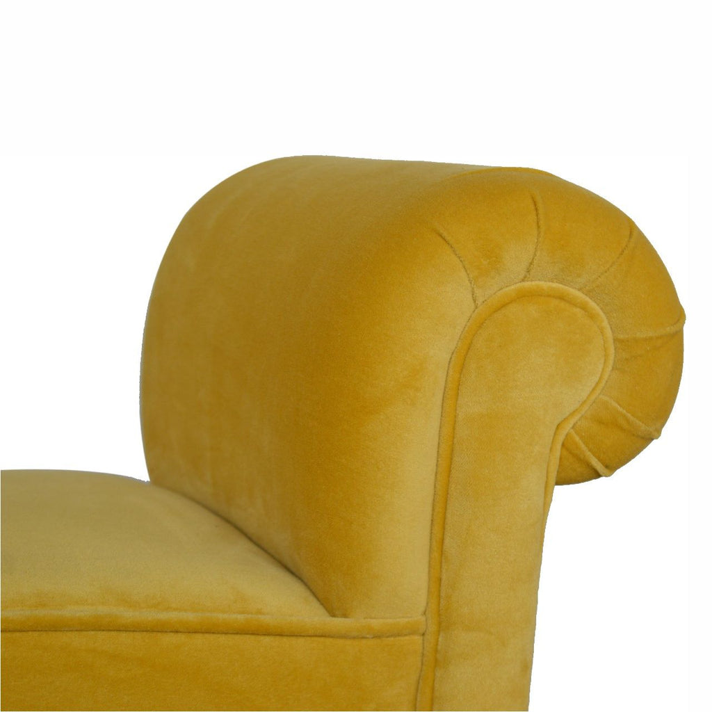 Boucle Cream Bench
