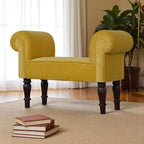 Bouclé Cream Bench