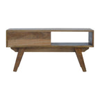 Two Tone Hand Painted Media Unit