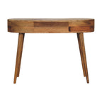 Oak-Tone Wave Writing Desk