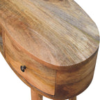 Oak-Tone Wave Writing Desk